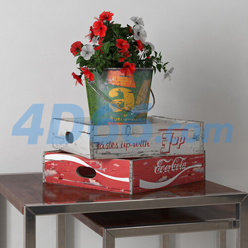 老古董老物件家居饰品小物件c4d模型16