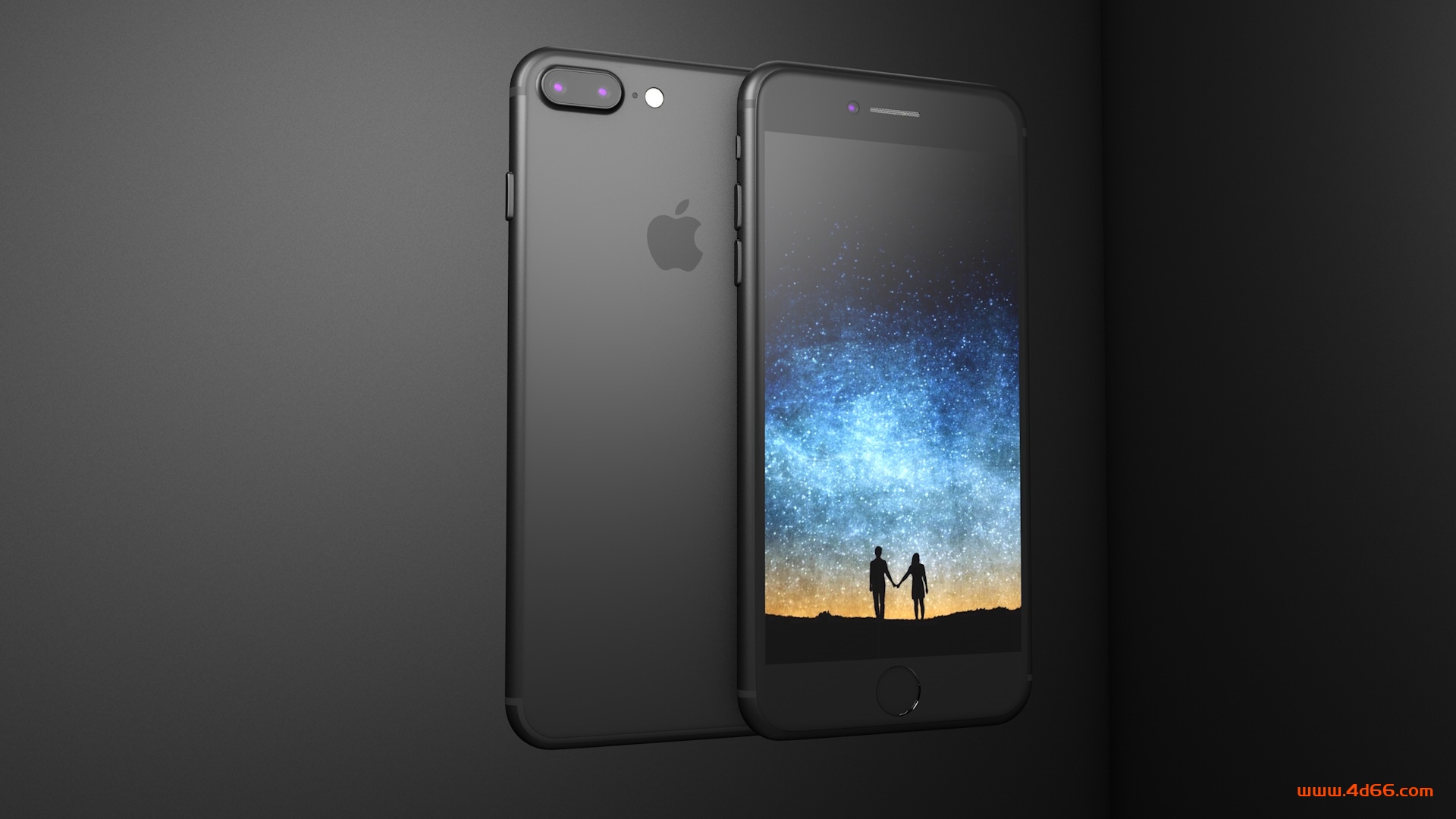 iPhone 7P手机c4d模型