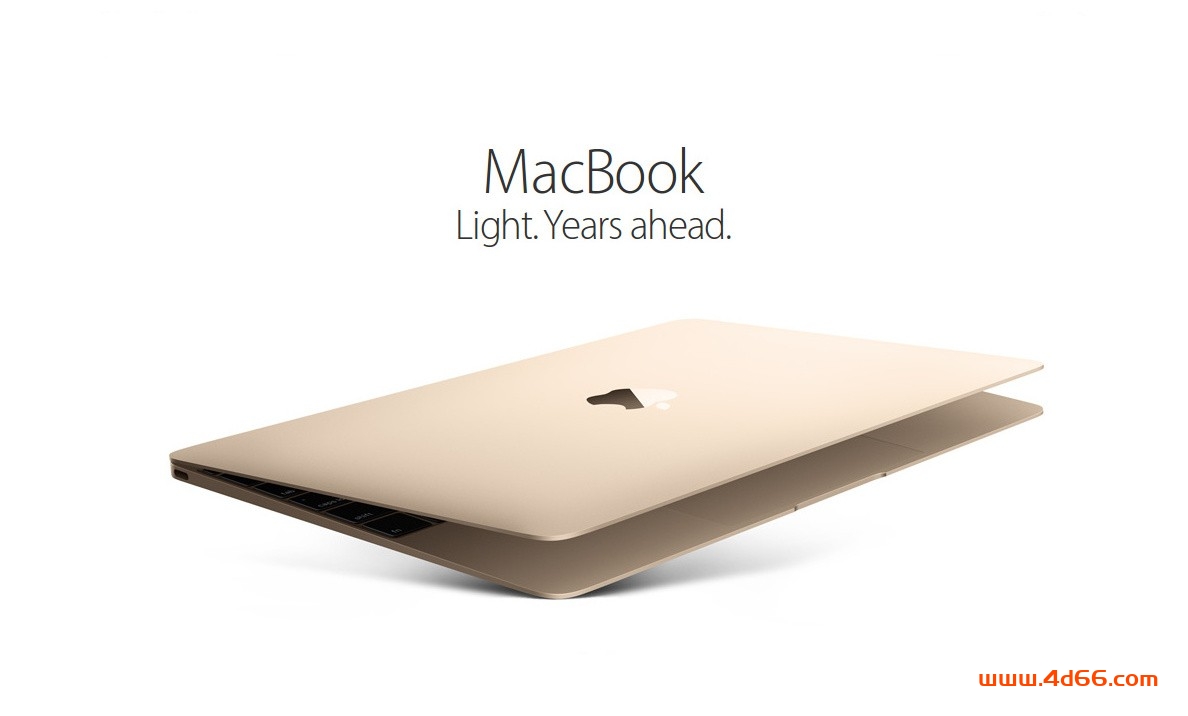 2016苹果笔记本c4d模型