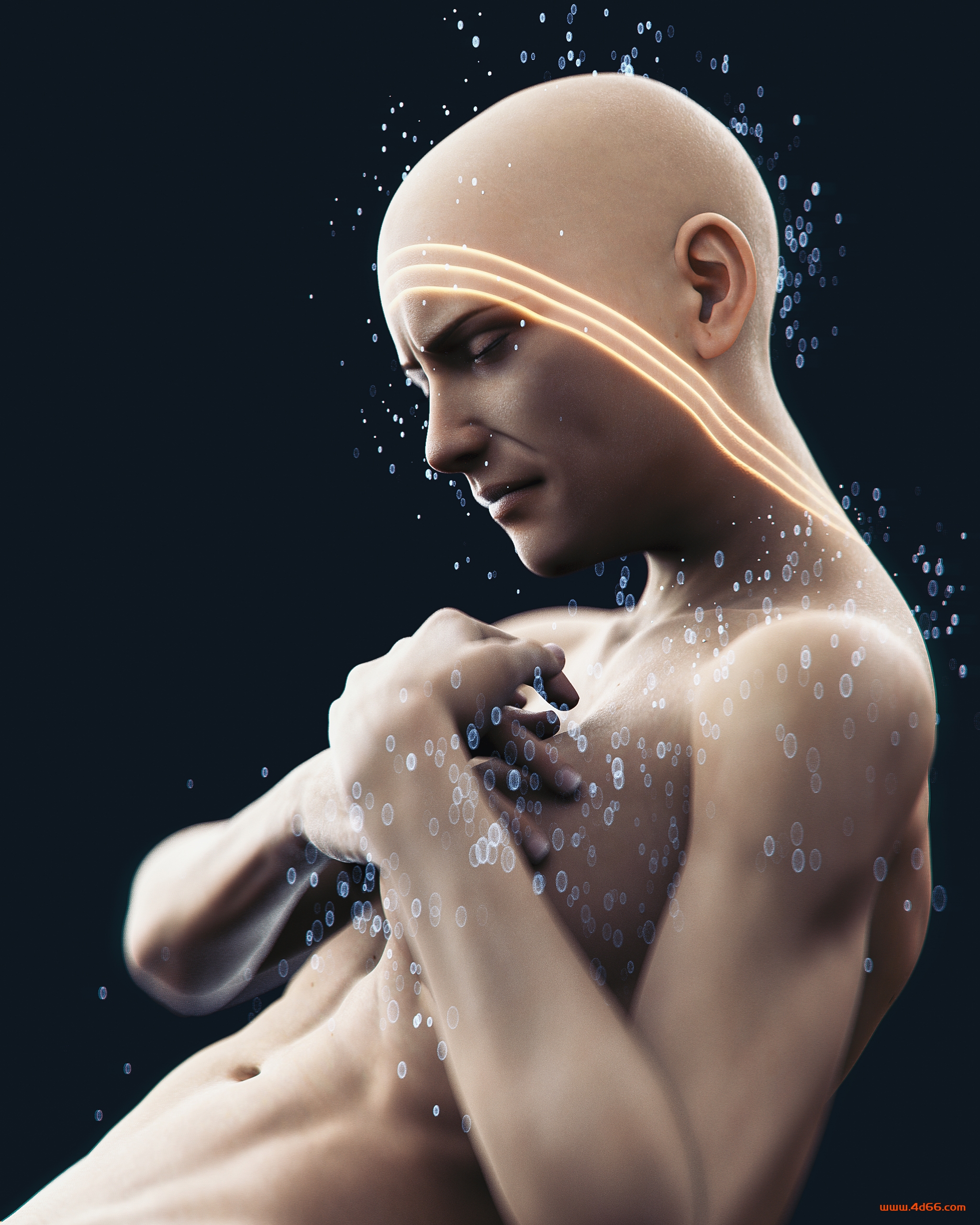 男人c4d建模-   Thoughts